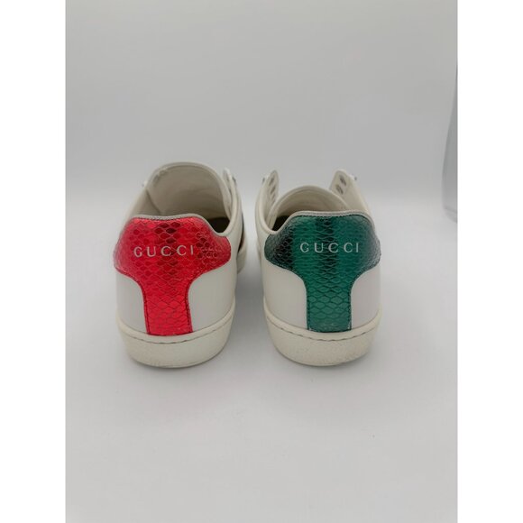Gucci New Ace Bee Embroidered Sneakers - Picture 6 of 11